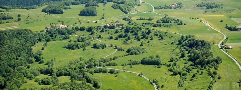 Das Randecker Maar aus der Luft